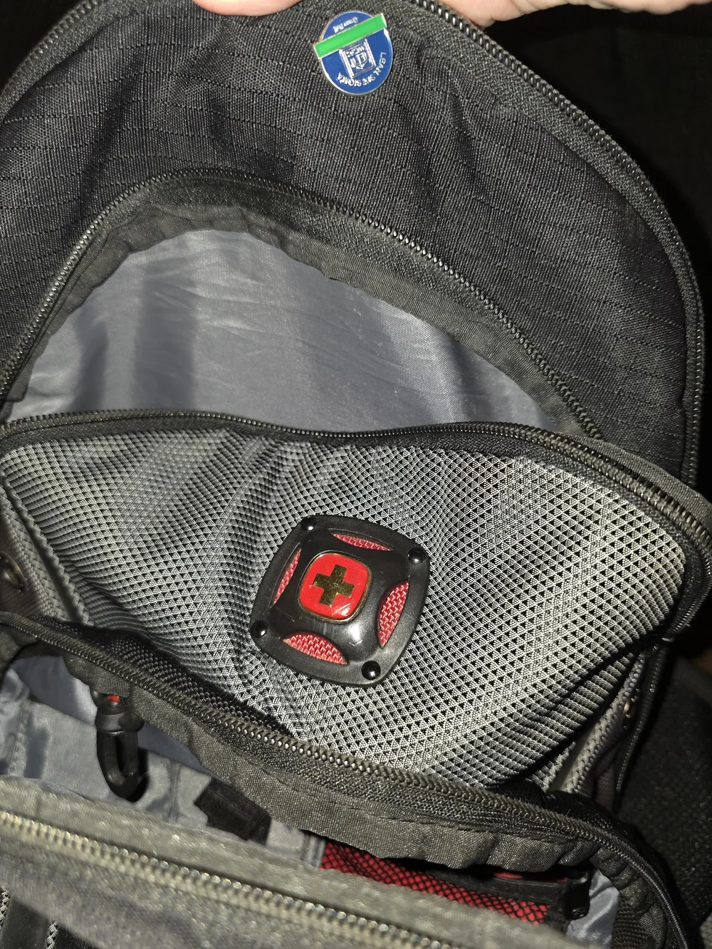 Swissgear Black & Gray Tech Backpack for Men